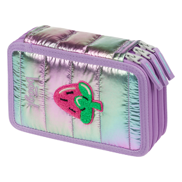 Levně BAAGL Školní penál třípatrový Lavender