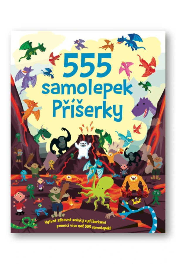Levně 555 samolepek Příšerky