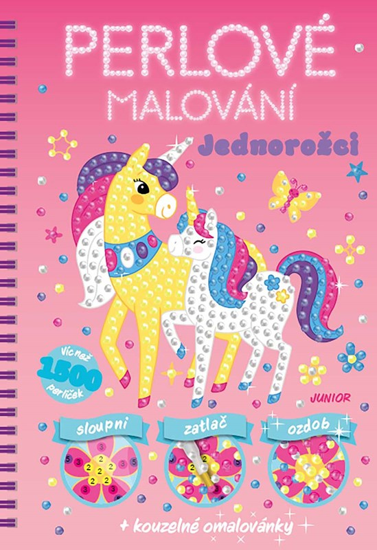 Levně Perlové malování: Jednorožci