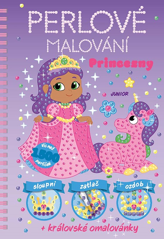 Levně Perlové malování: Princezny