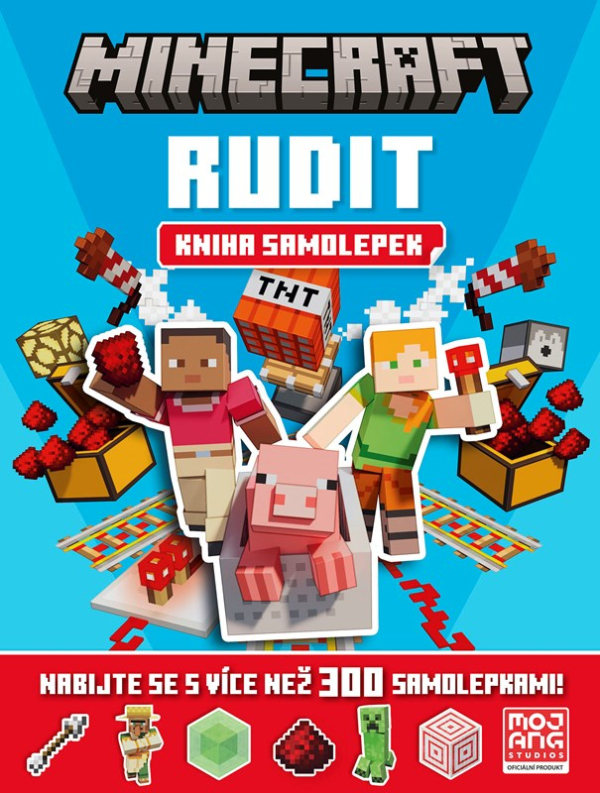 Levně Minecraft - Rudit - Kniha samolepek