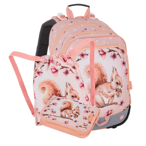 Levně Bagmaster ALFA 26 A malý školní set pro prvňáčky – veverka