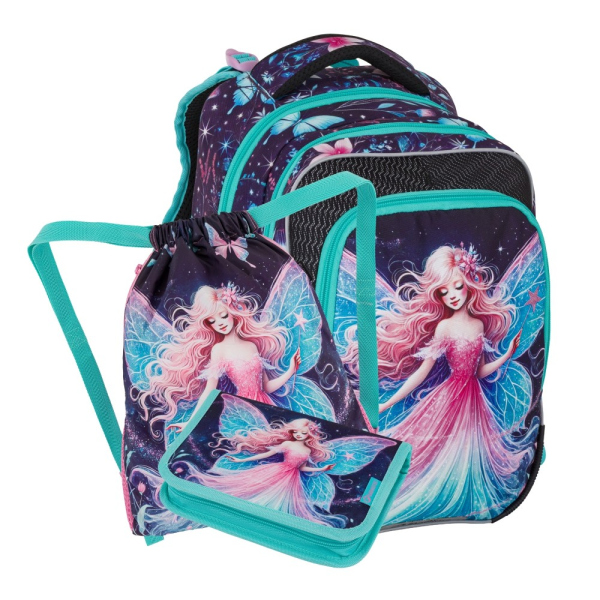 Levně Bagmaster BETA 26 A malý školní set pro prvňáčky – víla