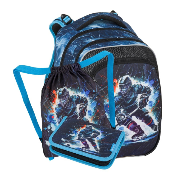 Levně Bagmaster BETA 26 D malý školní set pro prvňáčky – hokej