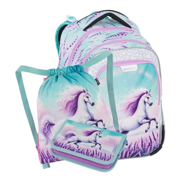 Levně Bagmaster LUMI 26 B malý školní set pro prvňáčky – kůň