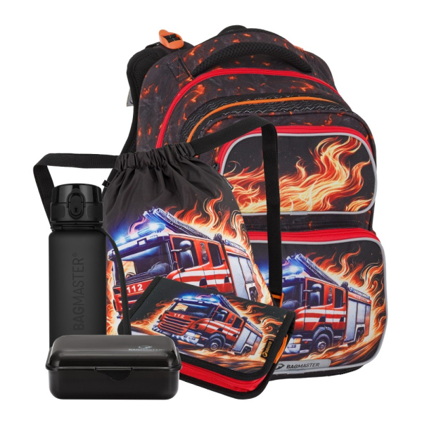 Bagmaster DOPI 26 B velký školní set pro prvňáčky – hasiči