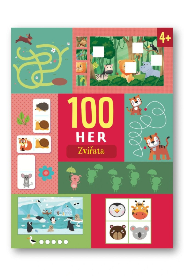 Levně 100 her Zvířata 4+
