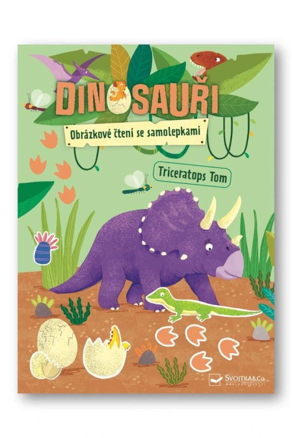 Levně Dinosauři - Obrázkové čtení se samolepkami