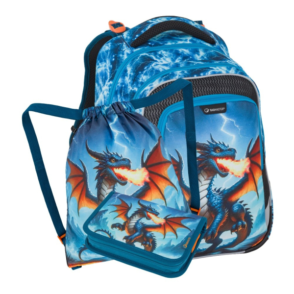 Bagmaster LUMI 26 D malý školní set pro prvňáčky – drak