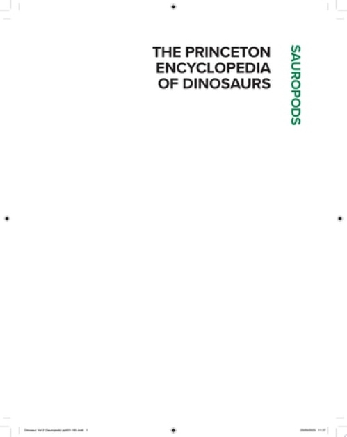 Princeton Encyclopedia of Dinosaurs: Sauropods