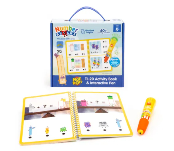 Levně Educational Insights - Aktivitní sešit Hot Dots® Numberblocks 11-20 a interaktivní pero