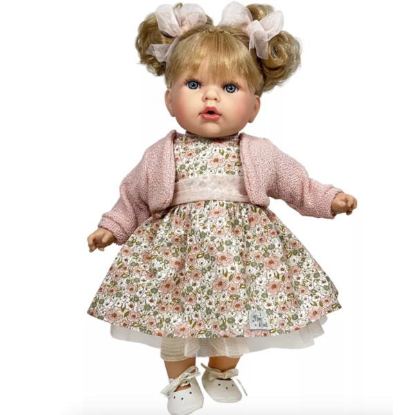 Levně Nines D’Onil – realistická ručně vyrobená panenka TITA SPRING BLONDE