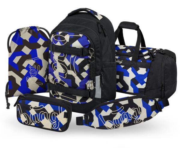 BAAGL SET 5 Skate Max Variety: batoh, penál, sáček, sportovní taška, ledvinka GRS