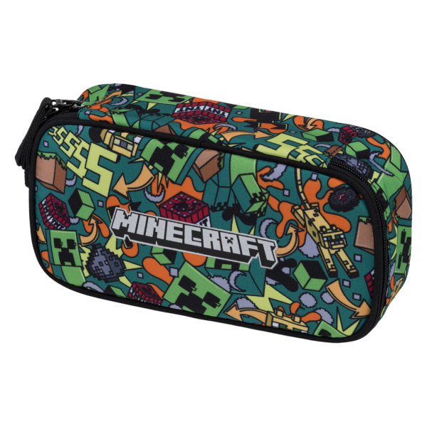 BAAGL Školní penál etue Minecraft Chaos