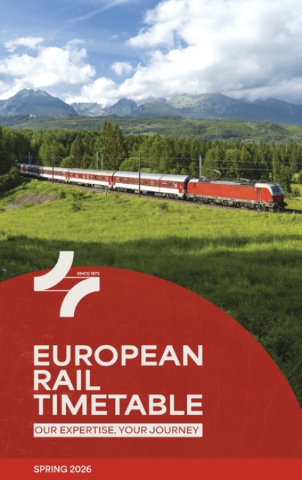 European Rail Timetable Spring 2026