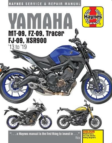 Yamaha MT-09, FZ-09, Tracer, FJ-09, XSR900 (03 -19), 2013 to 2019