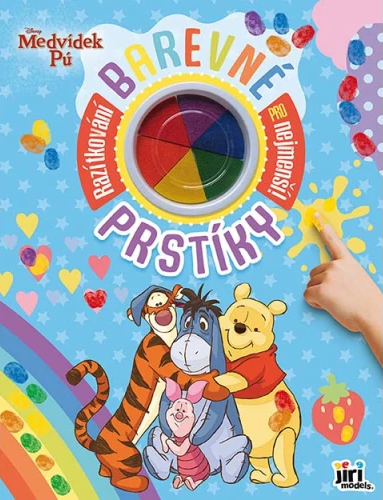 Levně Barevné prstíky Medvídek Pú