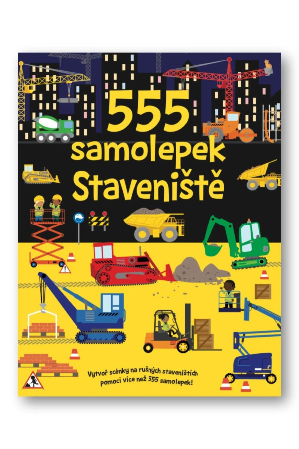 Levně 555 samolepek Staveniště