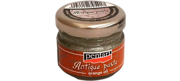 Patinovací pasta, stříbrná, 20 ml