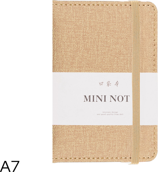 Zápisník A7 linka 96l DELI 22235 béžový DELI GROUP CO., LTD.