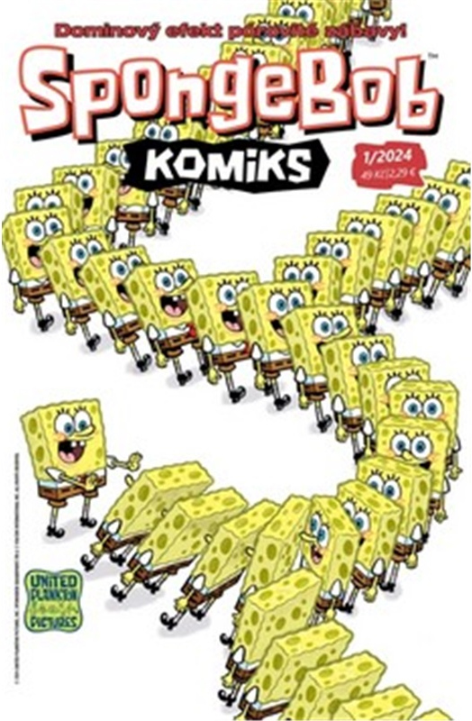 Levně SpongeBob 1/2024 - Dominový efekt pórovité zábavy!