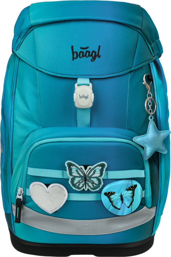 BAAGL Školní batoh Airy Plus Butterfly GRS