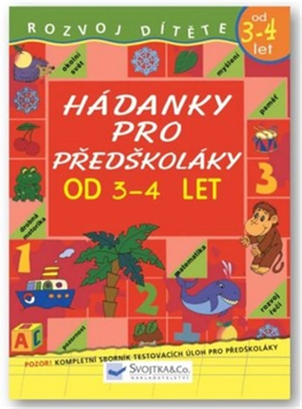 Levně Hádanky pro předškoláky od 3-4 let