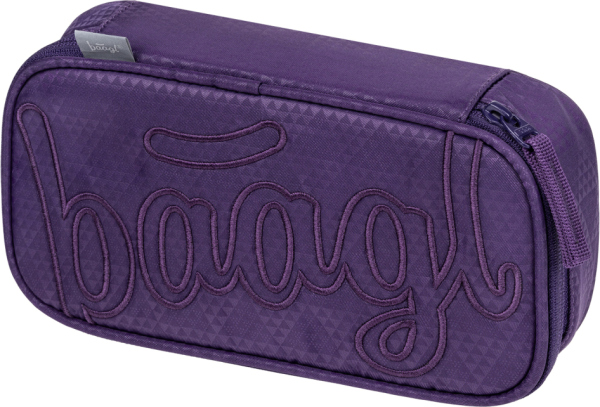 Levně BAAGL Školní penál etue Plum