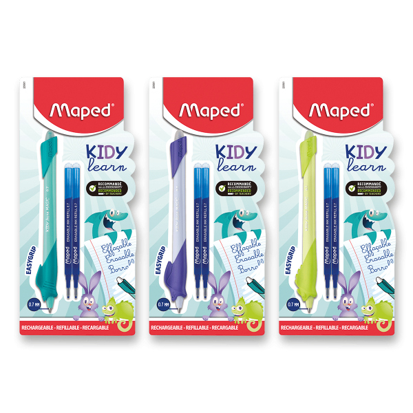 Gumovací pero Maped Kidy Learn Magic - blistr, mix motivů