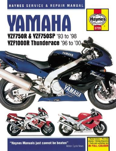 Levně Yamaha YZF750R a YZF1000R Thunderace (93 - 00) Haynes Repair Manual