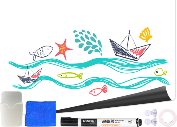 Fólie magnetická popisovací 600 x 900mm DELI EV354-2