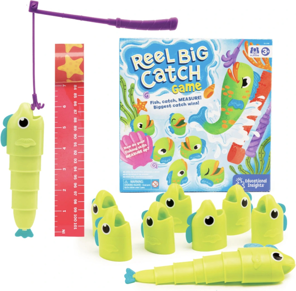 Educational Insights - Reel Big Catch Game – rybářská hra na počítání