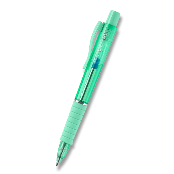 Levně Kuličkové pero Faber-Castell Poly Ball View Aurora Jelly Mint