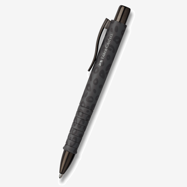 Levně Kuličkové pero Faber-Castell Poly Ball XB Leopard Editon - černá