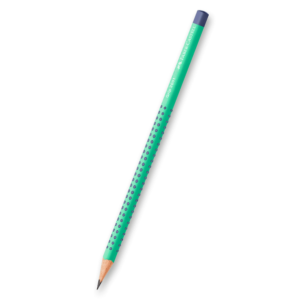 Levně Grafitová tužka Faber-Castell Grip 2001 Flow Edition Buzzing Blue - tvrdost B