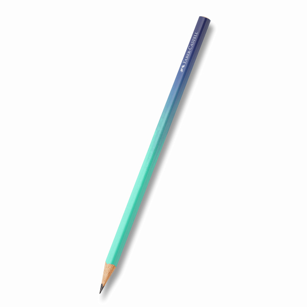 Levně Grafitová tužka Faber-Castell Flow Edition Buzzing Blue - tvrdost B
