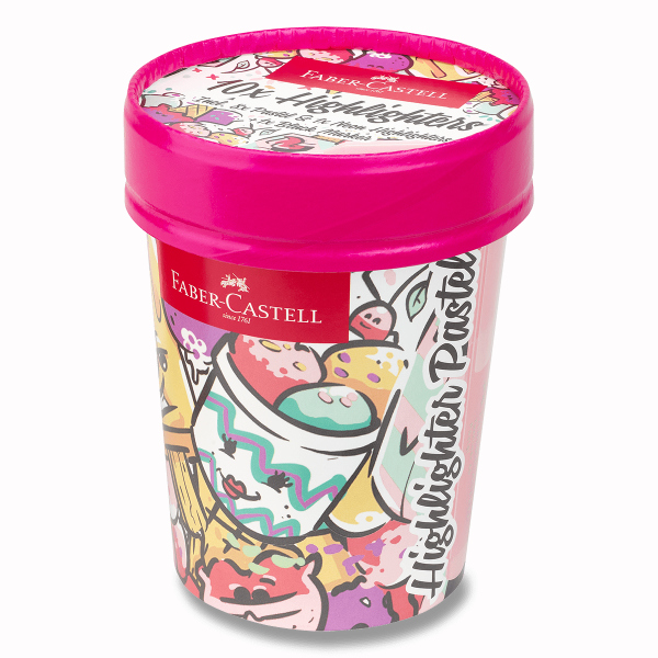Levně Zvýrazňovače Faber-Castell Textliner 46 Ice Cream Pastel - 10 ks