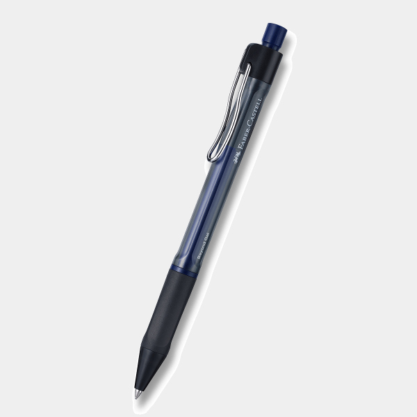 Levně Gelové kuličkové pero Faber-Castell Beyond Gel - modré