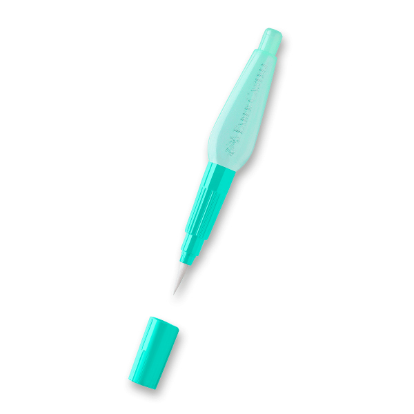 Levně Štěteček se zásobníkem na vodu Faber-Castell Tropical - tyrkysový