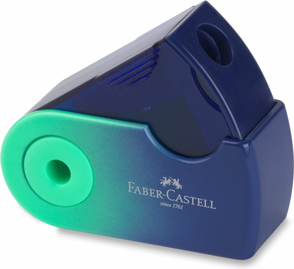 Levně Ořezávátko Faber-Castell Sleeve Mini Flow Edition - 1 otvor, mix barev