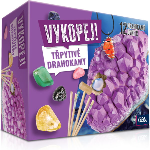 Levně Vykopej! - Třpytivé drahokamy