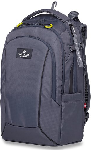 Školní batoh WALKER Campus Neo Steel Grey