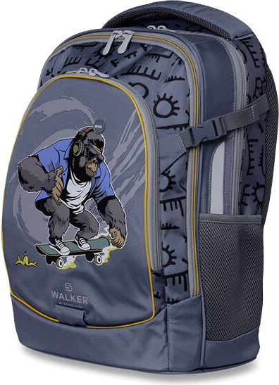 Školní batoh WALKER Fame Banana Slide Light Grey