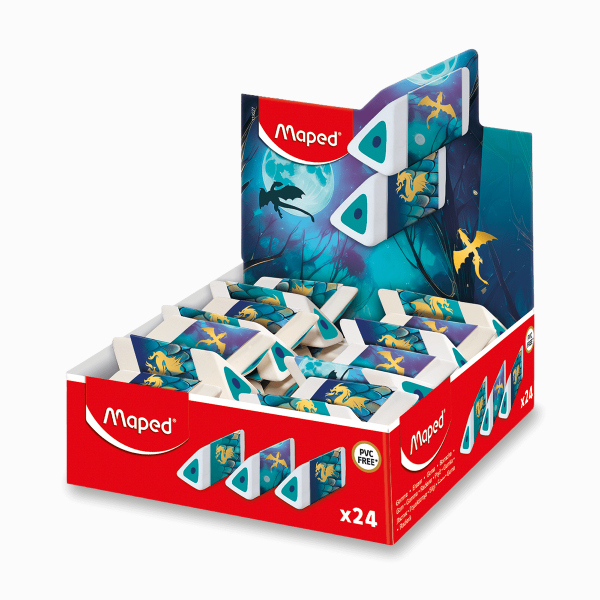 Levně Pryž Maped Pyramid Dragon - mix motivů