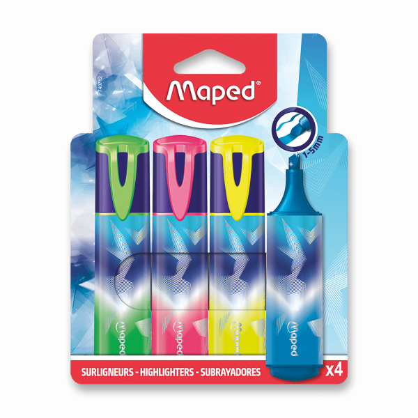 Zvýrazňovač Maped Arctic - 4 barvy