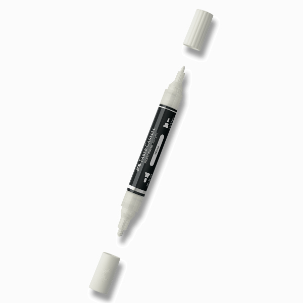 Levně Akrylový popisovač Faber-Castell Multimark - 101, white