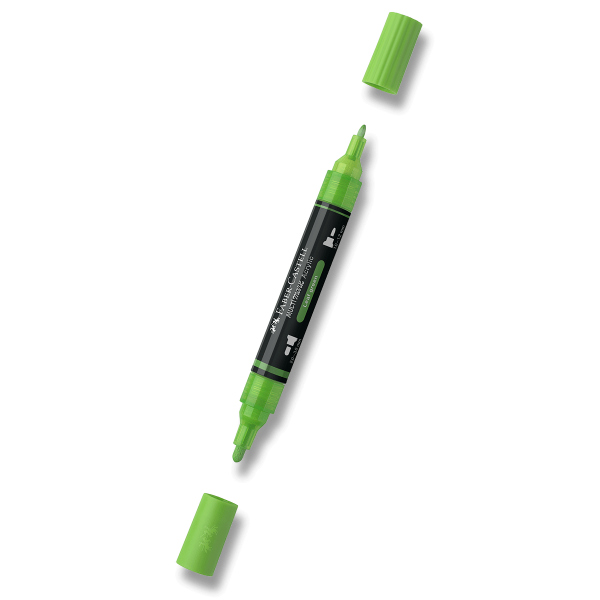 Levně Akrylový popisovač Faber-Castell Multimark - 112, leaf green