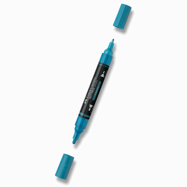 Levně Akrylový popisovač Faber-Castell Multimark - 313, turquoise