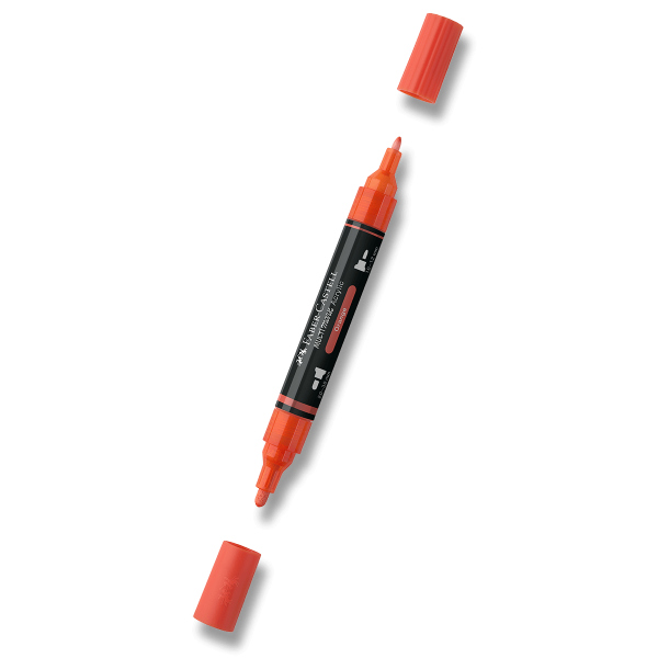 Levně Akrylový popisovač Faber-Castell Multimark - 115, orange