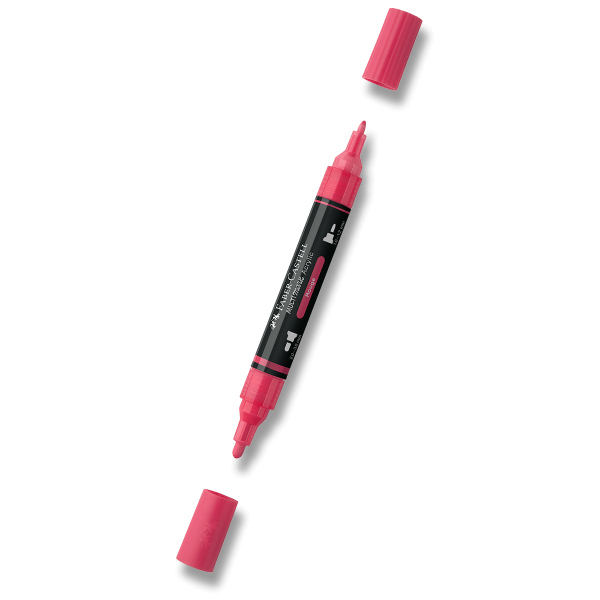 Levně Akrylový popisovač Faber-Castell Multimark - 124, rouge